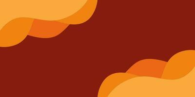 arancia astratto sfondo per autunno bandiera tema vettore