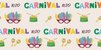 sfondo per brasiliano festivo carnevale. colorato estate modello. brasile vacanza. festivo bandiera vettore