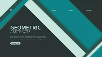 sfondo astratto linea geometrico atterraggio pagina design. vettore illustrazione. semplice e minimalista stile.