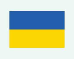 nazionale bandiera di Ucraina. ucraino nazione bandiera. Ucraina dettagliato striscione. eps vettore illustrazione tagliare file.