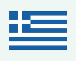 nazionale bandiera di Grecia. greco nazione bandiera. ellenico repubblica dettagliato striscione. eps vettore illustrazione tagliare file.