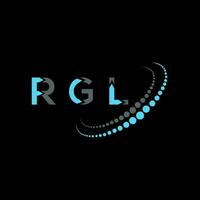 rgl lettera logo creativo design. rgl unico design. vettore