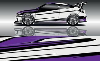 Vektor grafis livrea mobile. desain latar belakang grunge abstrak untuk bungkus vinil kendaran dan il branding mobil vettore