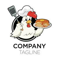 pancake portafortuna logo vettore