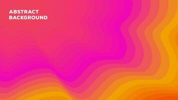 bellissimo astratto onda digitale marketing sfondo con arancia e viola colore vettore