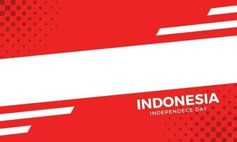 Indonesia indipendenza sfondo vettore con sportivo stile