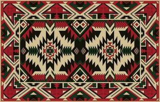 colorato ornamentale vettore design per tappeto, tapis, yoga stuoia. geometrico etnico clipart. arabo ornamentale tappeto con decorativo elementi.persian tappeto,