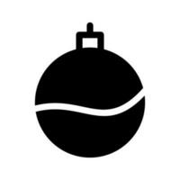 Natale palla icona vettore simbolo design illustrazione