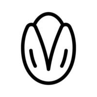 pistacchio icona vettore simbolo design illustrazione