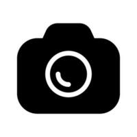 telecamera icona vettore simbolo design illustrazione