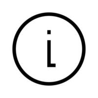 informazione icona vettore simbolo design illustrazione