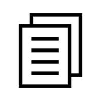 documenti icona vettore simbolo design illustrazione
