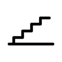 le scale icona vettore simbolo design illustrazione