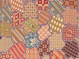 batik indonesiano di sekar jagad vettore