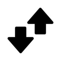 scambio icona vettore simbolo design illustrazione