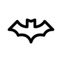 pipistrello icona vettore simbolo design illustrazione