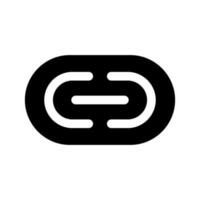 collegamento icona vettore simbolo design illustrazione