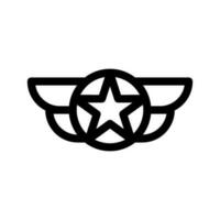 esercito icona vettore simbolo design illustrazione