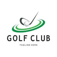 golf palla logo, golf design bastone logo, logo per professionale golf squadra, golf club, torneo, golf memorizzare attività commerciale, golf corso, evento vettore