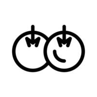 mirtilli icona vettore simbolo design illustrazione