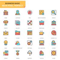 Website and Mobile App Icon Set vettore