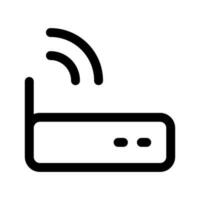 Wi-Fi router icona vettore simbolo design illustrazione