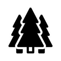 foresta icona vettore simbolo design illustrazione