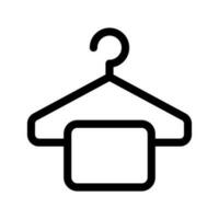 appendiabiti icona vettore simbolo design illustrazione