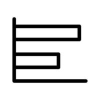 orizzontale grafico icona vettore simbolo design illustrazione