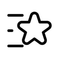 stella icona vettore simbolo design illustrazione