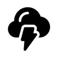 tempesta icona vettore simbolo design illustrazione