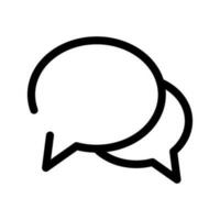 conversazione icona vettore simbolo design illustrazione