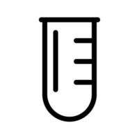 test tubo icona vettore simbolo design illustrazione