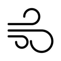 vento icona vettore simbolo design illustrazione