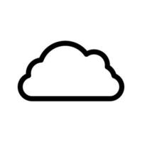 nube icona vettore simbolo design illustrazione