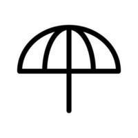 ombrello icona vettore simbolo design illustrazione