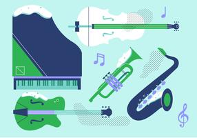 Musical Instrument Vector Flat Instrument