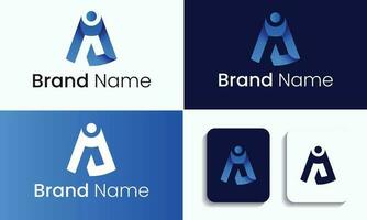 lettera logo design e z lettera alfabeto moderno e creativo vettore
