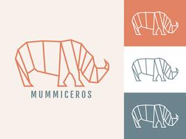 Outstanding Geometric Simple Shape Animals Vectors