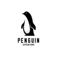 vettore logo pinguino