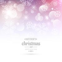 Beautiful merry christmas card celebration background vettore