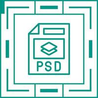 PSD file vettore icona