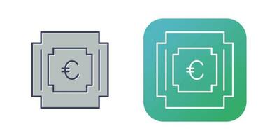 Euro simbolo vettore icona