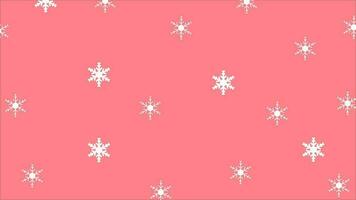 astratto rosa sfondo neve caduta modello vettore
