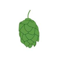 luppolo icona vettore birra cono pino illustrazione foglia arte germoglio verde decorazione. birra fresco luppolo icona isolato