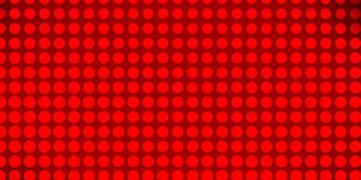 modello vettoriale rosso chiaro con cerchi dischi colorati astratti su sfondo sfumato semplice nuovo modello per il tuo libro di marca