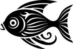 pesce, minimalista e semplice silhouette - vettore illustrazione