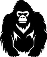 gorilla, minimalista e semplice silhouette - vettore illustrazione