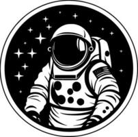 astronauta - minimalista e piatto logo - vettore illustrazione