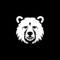 orso, nero e bianca vettore illustrazione